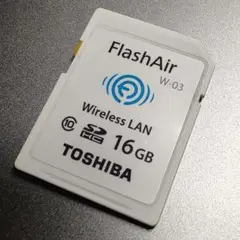 TOSHIBA FlashAir W-03 16GB SDカード