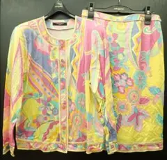 LEONARD FASHION 花柄 セットアップ スカート カーディガン - メルカリ
