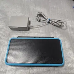 美品 Nintendo new 2ds LL ブラック ブルー