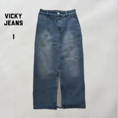 ビッキージーンズ デニムスカート タイトスカート 前スリット 00's Y2K