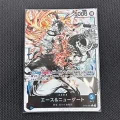 ワンピースカード　エースリーダーパラレル　ニューゲートsrパラレル　金ドン ワンピースカード エースリーダーパラレル ニューゲートsrパラレル 金