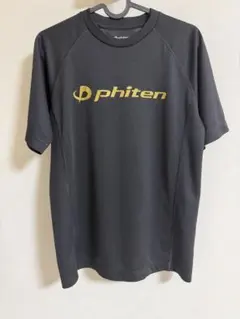 phiten ファイテン ブラック/ゴールド TシャツS