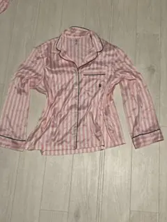 VICTORIA'S SECRET パジャマセット ピンク ストライプ - メルカリ