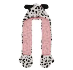 101匹わんちゃん　マフラーつき　ファンキャップ