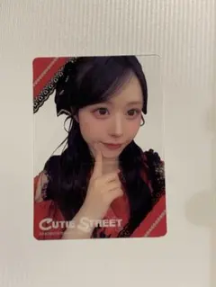 CUTIE STREET 佐野愛花 クリアトレカver.タスキ衣装