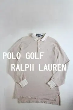 POLO GOLF Ralph Lauren 長袖ポロシャツ ベージュ
