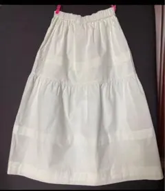 Discoatオフホワイト フレアスカート