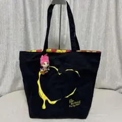 hide イエローハート♡リバーシブルトートバッグ