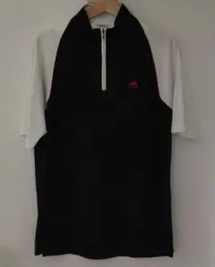 adidas ゴルフシャツ ハーフジップシャツ　Lサイズ