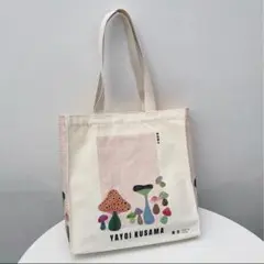 草間彌生×FATSLIM LIBLARYコラボ商品　アートエコバッグ　Lサイズ