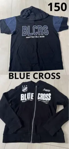 BLUE CROSSブルークロス　上着　Ｍ＆フード付き半袖Tシャツ　150のサムネイル