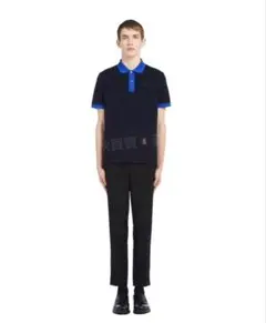 しんいち様 PRADA 黒ポロシャツ メタルロゴ付 クリーニング済 しんいち様 PRADA 黒ポロシャツ メタルロゴ付 クリーニング済 - メルカリ