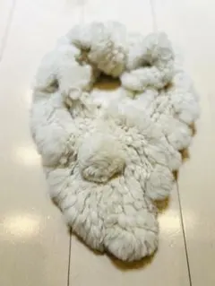 ✨最終値下げ✨ホワイトファー マフラー