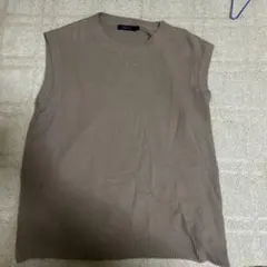 RAGEBLUE ベージュ ノースリーブベスト Lサイズ