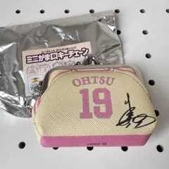 安心の匿名発送 福岡ソフトバンクホークス がま口 ピンクフルデー 大津選手 B