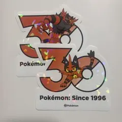 韓国限定】 ポケモン 30周年記念 ステッカー ヒノアラシ - メルカリ