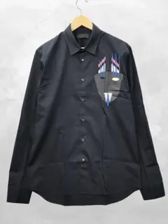 ディーゼルブラックゴールド プリント 長袖 シャツ 52(XXL)