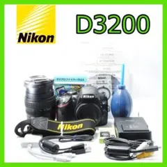 ⭐️ほぼ新品⭐️Nikon D3200 シングルレンズセット 動作良好 美品 ⭐️ほぼ新品⭐️Nikon D3200 シングルレンズセット 動作良好 美