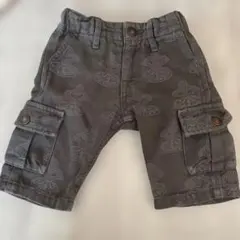 ヒスミニ　グレー カーゴパンツ 90