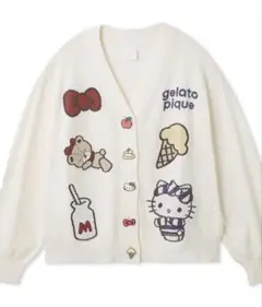 gelato pique キティ　カーディガン　sanrio house