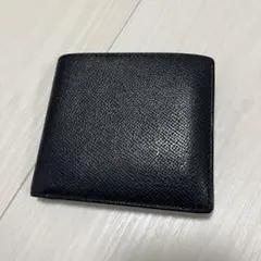COACH二つ折り財布 ネイビー レザーのサムネイル