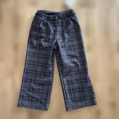 新品未使用　moujonjon チェック柄 長ズボン 110