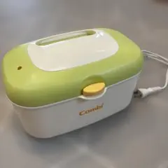 Combi おしりふきウォーマー ホワイト/グリーン