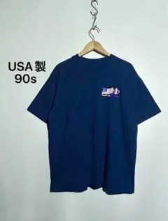 1980's Hanes USA製 ネイビー ヴィンテージ Tシャツ