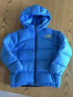 THE NORTH FACE フード付きダウンジャケット 青