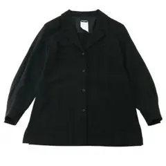 シャネル CHANEL ブラックシャツ ウール100% 36 Sサイズ ブラウスのサムネイル