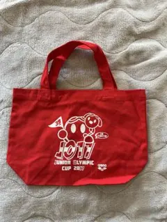 arena ジュニアオリンピックカップ 2017 トートバッグ レッド