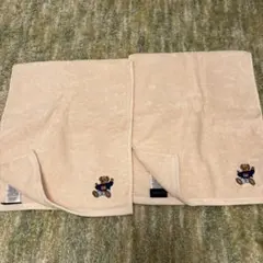 ラルフローレン　ポロベア　フェイスタオル