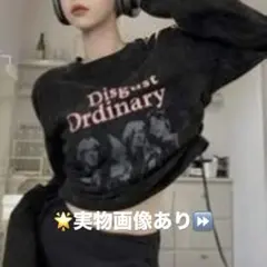 SHEIN 長袖 tシャツ チャコール　グレー　秋服