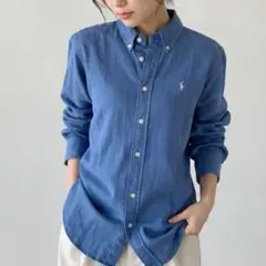 【美品✨】ポロラルフローレン ダンガリーシャツ マルチポニー M POLO RALPH LAUREN（ポロ・ラルフローレン） 【並行輸入品】POLO Ralph