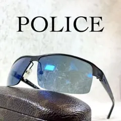 POLICE　FORCE　サングラス　ミラーグリーンレンズ　ブラックフレームのサムネイル