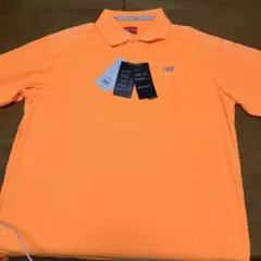 New Balance UPX40+ ポロシャツ オレンジ サイズ7 新品