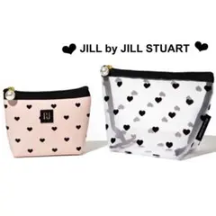 新品未開封品　ジルスチュアート ハート柄ポーチ2個セット Sweetコラボ限定