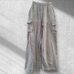 ✨１点限り✨ZARA ライトグレー カーゴパンツ スエットパンツ ボトムス
