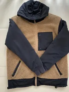 クリーニング済み　フリースジャケットボアジャケット Lサイズ ベージュ・ネイビー