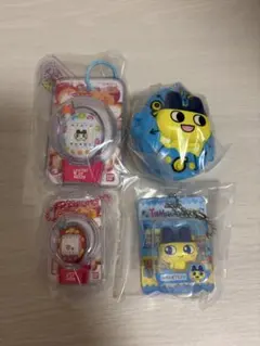 たまごっち カプセルトイ カスタムキーリング まめっち4点セット