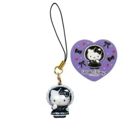 ハローキティ トレーディングマスコットストラップ2 ロリータ(ブラック)