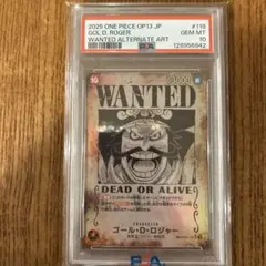 PSA10 ゴールドロジャー 手配書 OP09-118