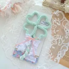 クローバーステッキ　ウールレター