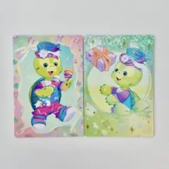 香港ディズニー20周年　コレクタブルカード　ダッフィー＆フレンズ　オルメル　2枚
