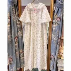 vintage us古着 オーガンジー　リボン　ネグリジェ　ワンピース ヨーロッパ古着70sヴィンテージネグリジェワンピース | 大阪