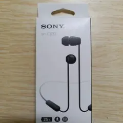 SONY WI-C100 ワイヤレスイヤホン ブラック