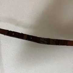 DIESEL スタッズ付きブラウンベルト