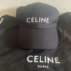 CELINE ブラック ベースボールキャップ Mサイズ