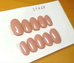 【現品·匿名配送】ネイルチップ　オフィス　ワンカラー　パール　大人　シンプル