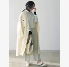 ルシェルブルー DoubleFacedWrapCoat
